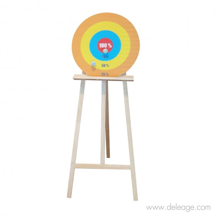 cible personnalisee chevalet 60cm