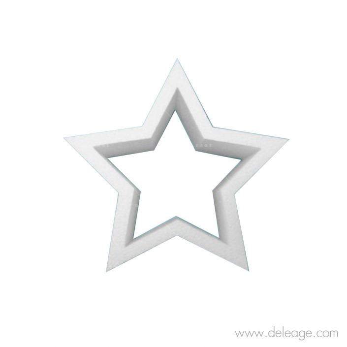 etoile-creuse-en-polsytyrène