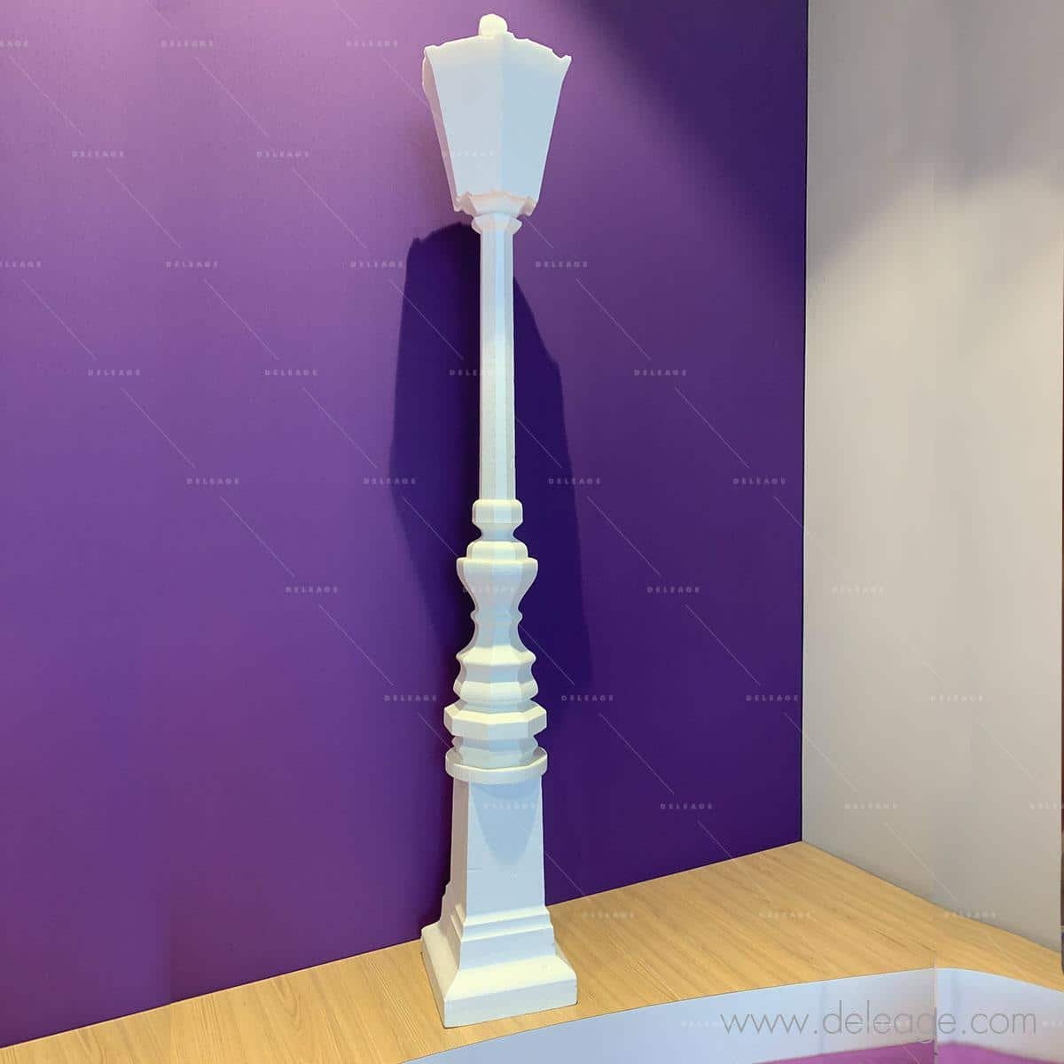 lampadaire-polystyrene lampadaire en polystyrene