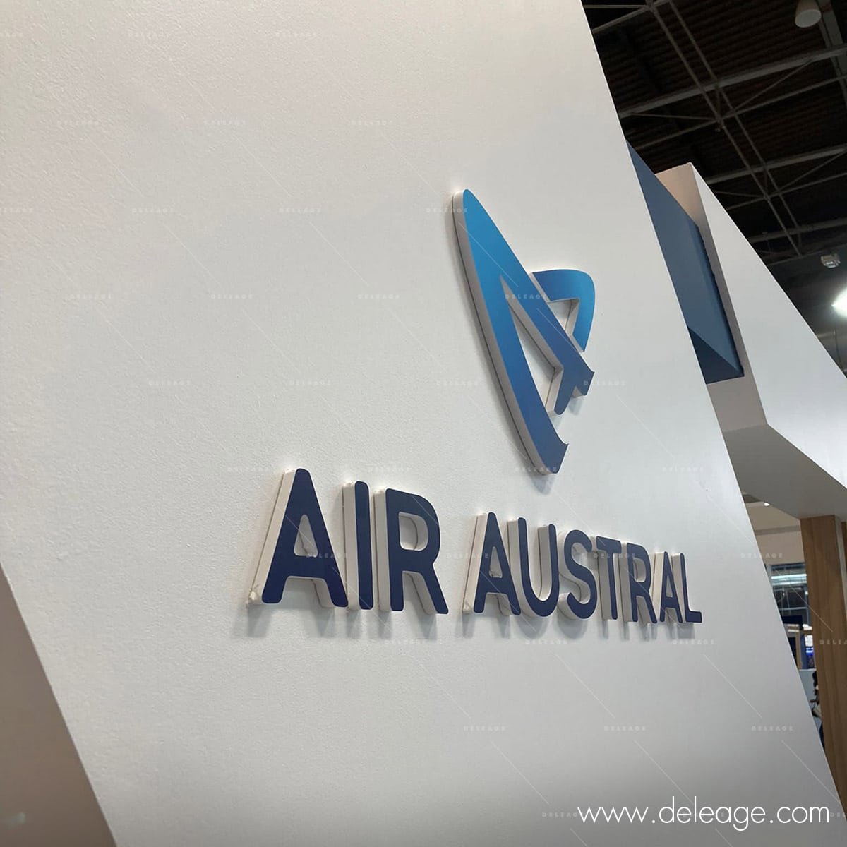logo-mural-en-relief Logo Air Austral en relief