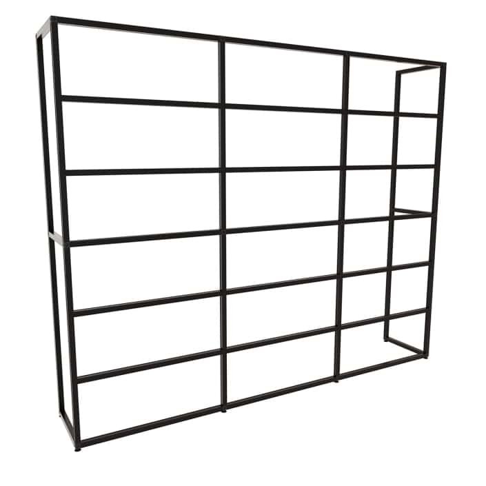 GRILLE EXPO PHOTO 3 m avec traverses alignées