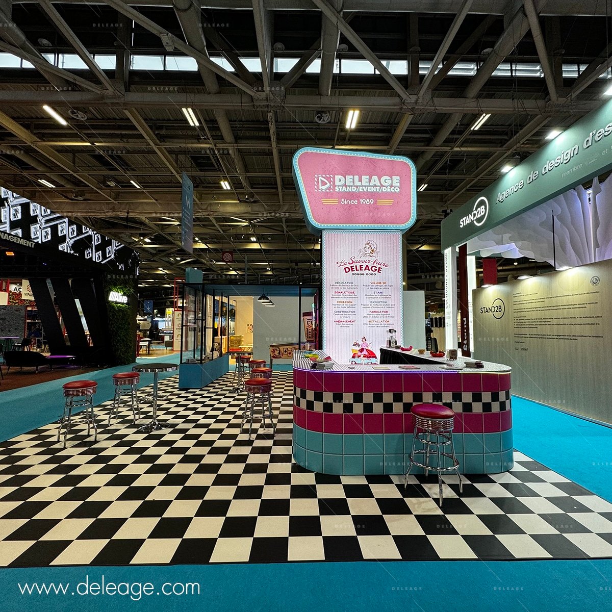 Tabourets américains 70's