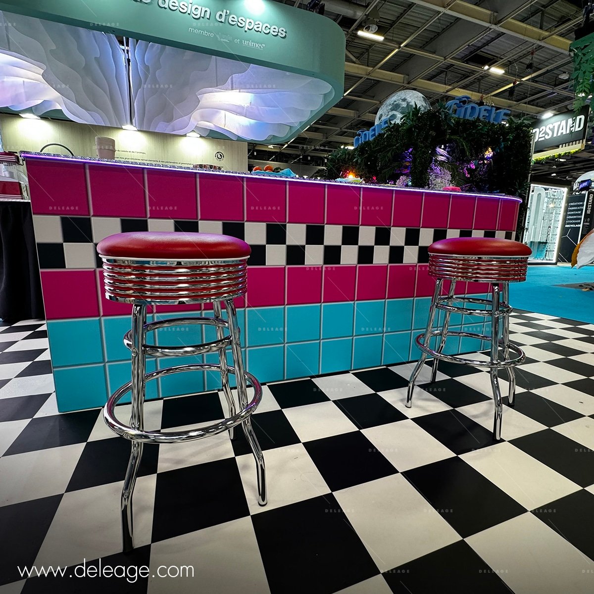 Tabourets américains vintage